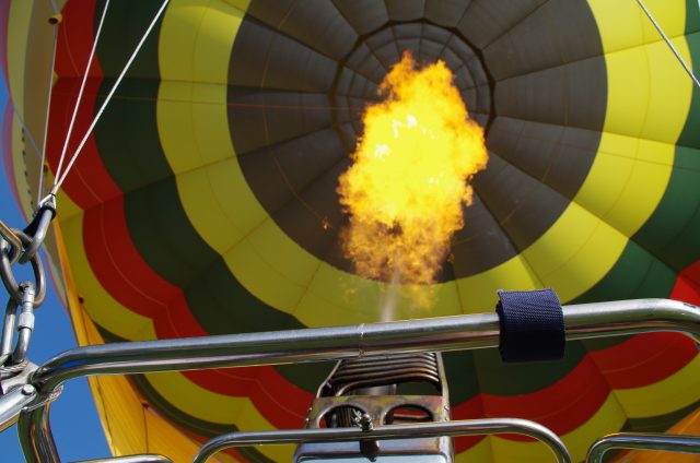熱気球搭乗体験