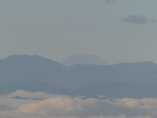 富士見台からの眺望　富士山