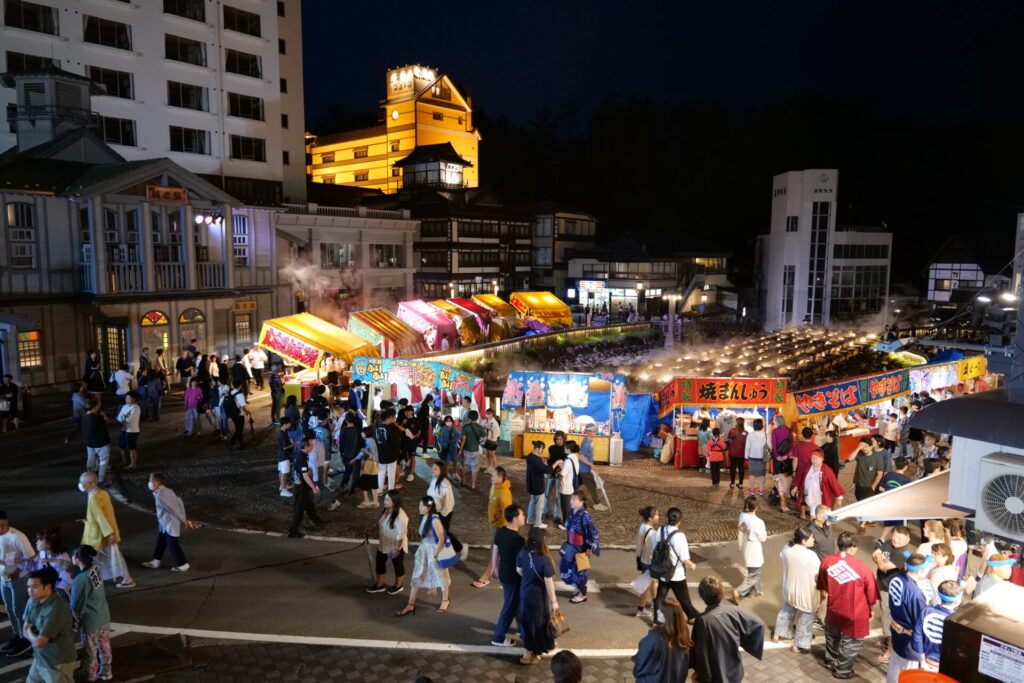 白根神社夏祭り