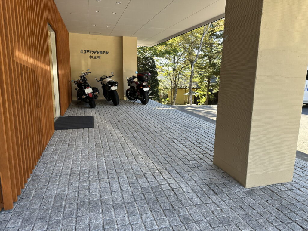 バイクの駐輪