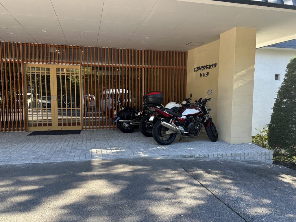 バイクの駐輪