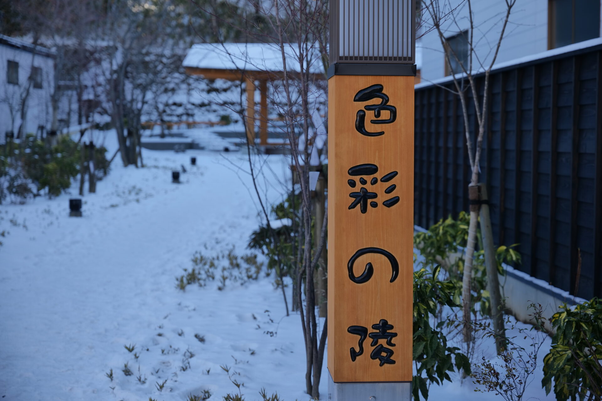 色彩の陵（しきさいのおか）が完成しておりました 2024年12月10日撮影