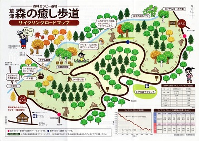 森の癒し歩道　地図